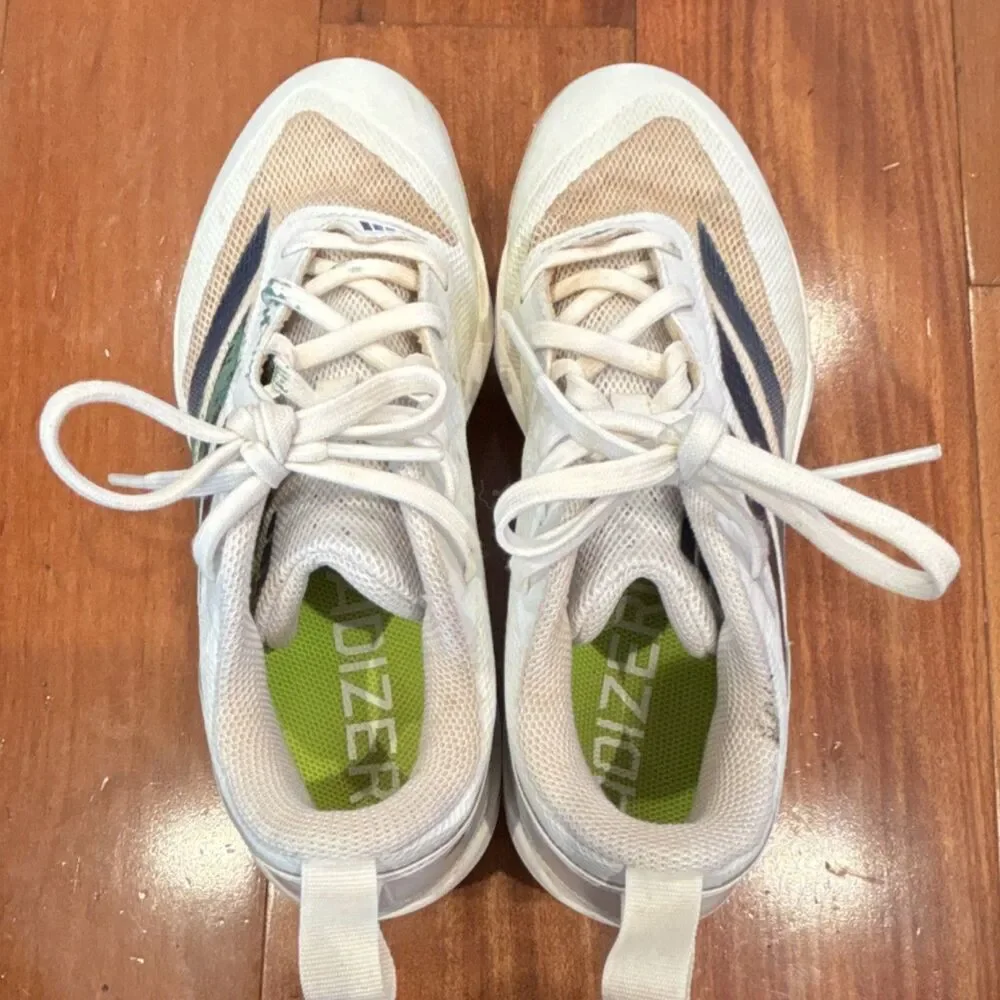 adidas White/Blue/Green Men's Baseball Cleats Medium (D) size 7